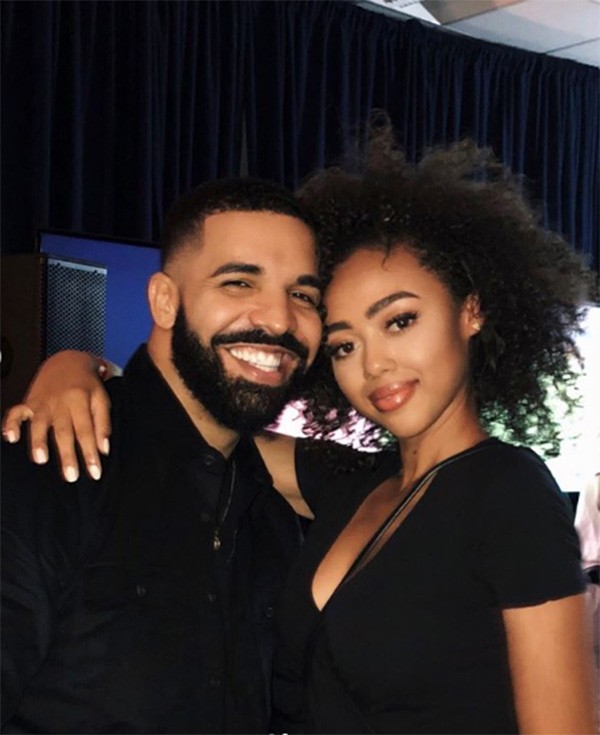 Drake e Bella Harris (Foto: Instagram)