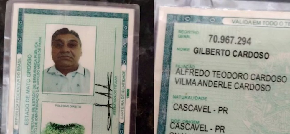 Estelionatário apresentou identidade falsa durante abordagem da polícia em RO — Foto: PC-RO/Reprodução