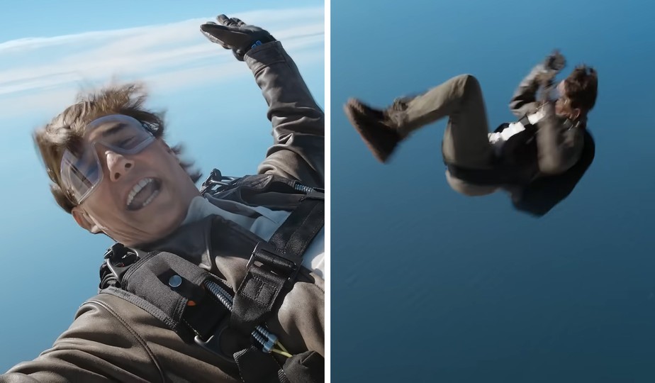 Tom Cruise pulou de aeronave em vídeo de agradecimento do ator pelo sucesso de Top Gun: Maverick (2022)