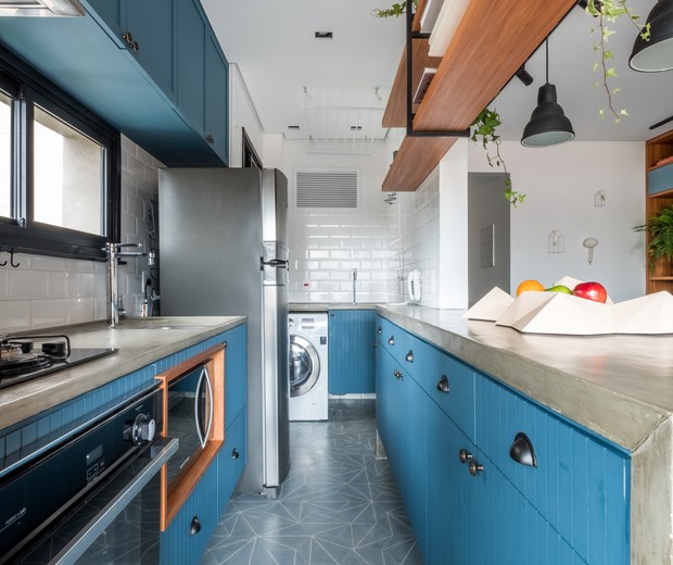 Casa Vogue Ama: 8 cozinhas azuis para copiar já! (Foto:  Nathalie Artaxo/Divulgação)