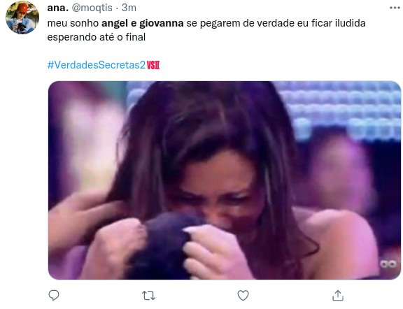 Internauta comenta cena hot de Angel e Giovanna em 'Verdades secretas' 2 (Foto: Reprodução)