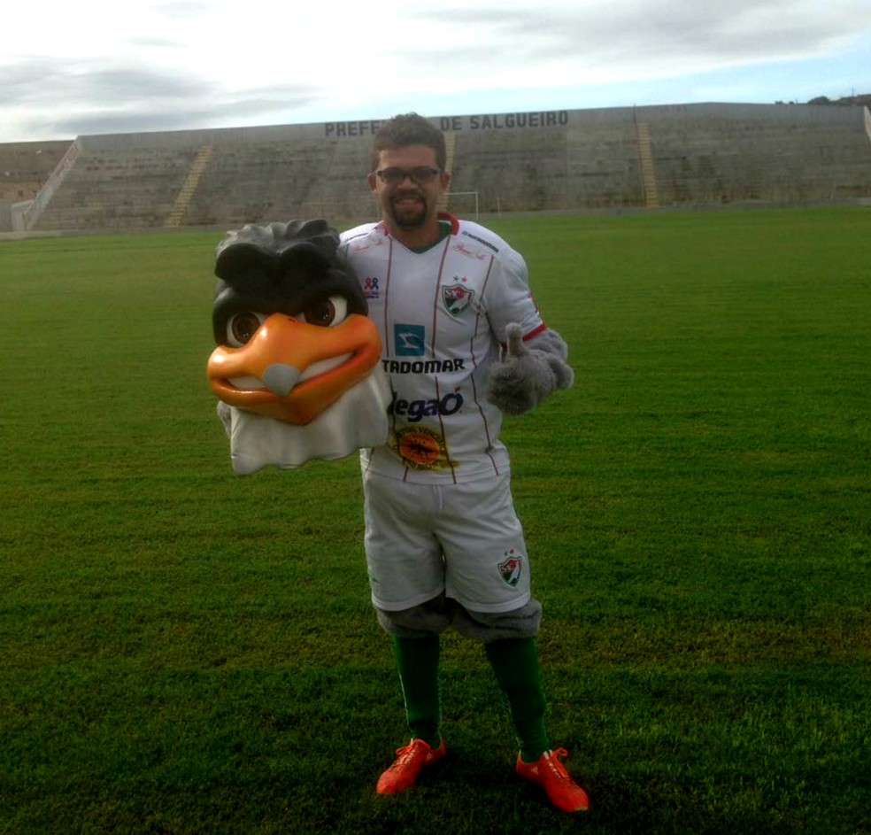 Leandro Adamys , mascote do Salgueiro  Foto: Leandro Adamys / Arquivo pessoal 