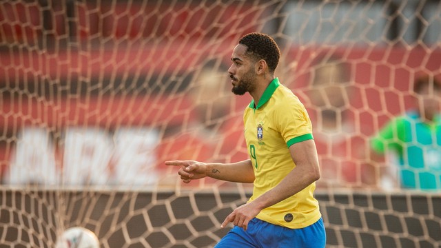 Matheus Cunha marcou o primeiro gol do Brasil 