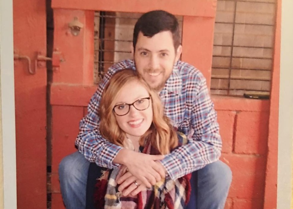 Tina Gibson e o marido, Benjamin Gibson (Foto: Facebook/Tina Gibson)