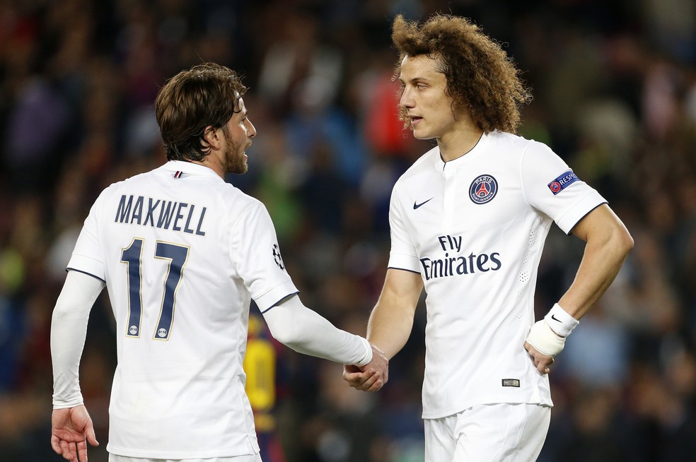 Maxwell e David Luiz tiveram passagem importante  (Foto: Getty Images)