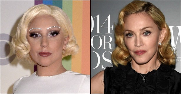 Lady Gaga e Madonna já foram grandes amigas: elogiavam uma à outra, saíam juntas para dançar e até zoaram quando a mídia começou a indicar alguma rivalidade entre elas. Tudo mudou, porém, depois que Gaga lançou o hit 'Born This Way' (2011), apontado como plágio da canção de Madge 'Express Yourself' (1989) — e também de 'Waterfalls', da banda TLC, mas poucos se lembram disso. Enfim, desde então, Madonna e Gaga trocam acusações. E, se você acha que as duas vão fazer as pazes em breve, esqueça: o novíssimo álbum de Madonna, que com certeza há de tocar bastante ao longo de 2015, faz referências (negativas) à 