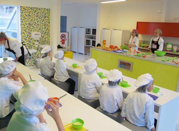 No Minichefs, são produzidos pratos deliciosos - tudo feito pelas crianças  (Foto: Divulgação)