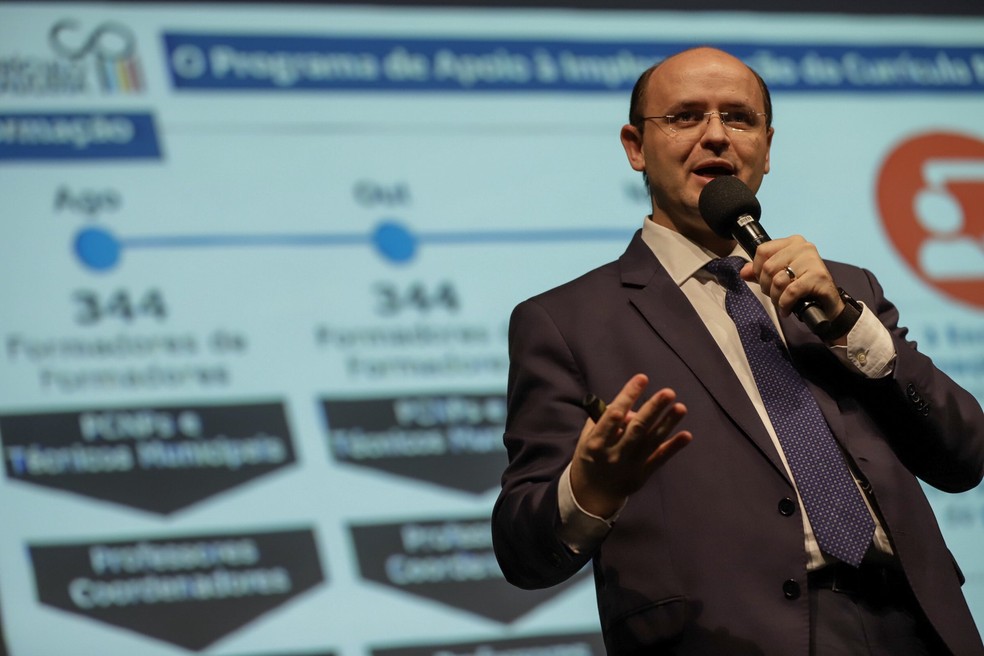 O secret&aacute;rio estadual da Educa&ccedil;&atilde;o de S&atilde;o Paulo, Rossieli Soares &mdash; Foto: Divulga&ccedil;&atilde;o/Governo de SP