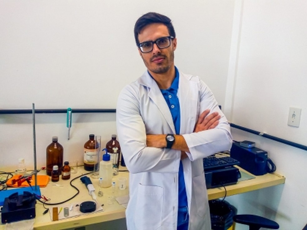André Squissato, doutor em Química e pesquisador da UFU — Foto: Arquivo pessoal