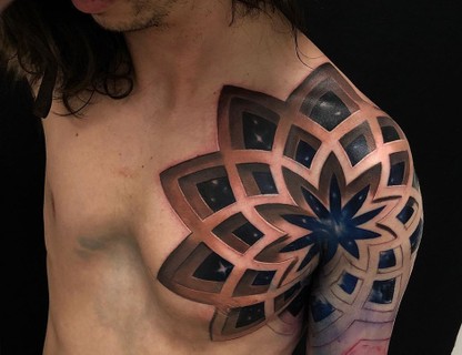 Empresario Faz Sucesso Com Tatuagens Em 3d