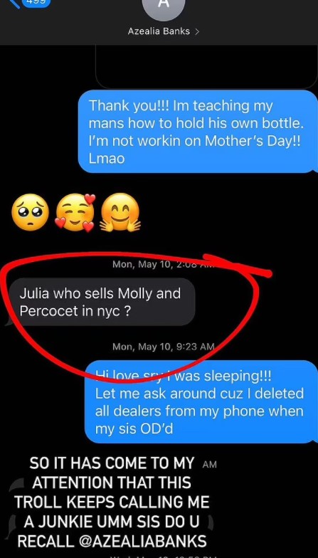 Julia Fox responde Azealia Banks e depois apaga (Foto: Reprodução/Instagram)