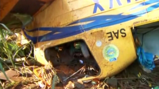 Avião de pequeno porte cai em canavial entre Guapiaçu e Rio Preto