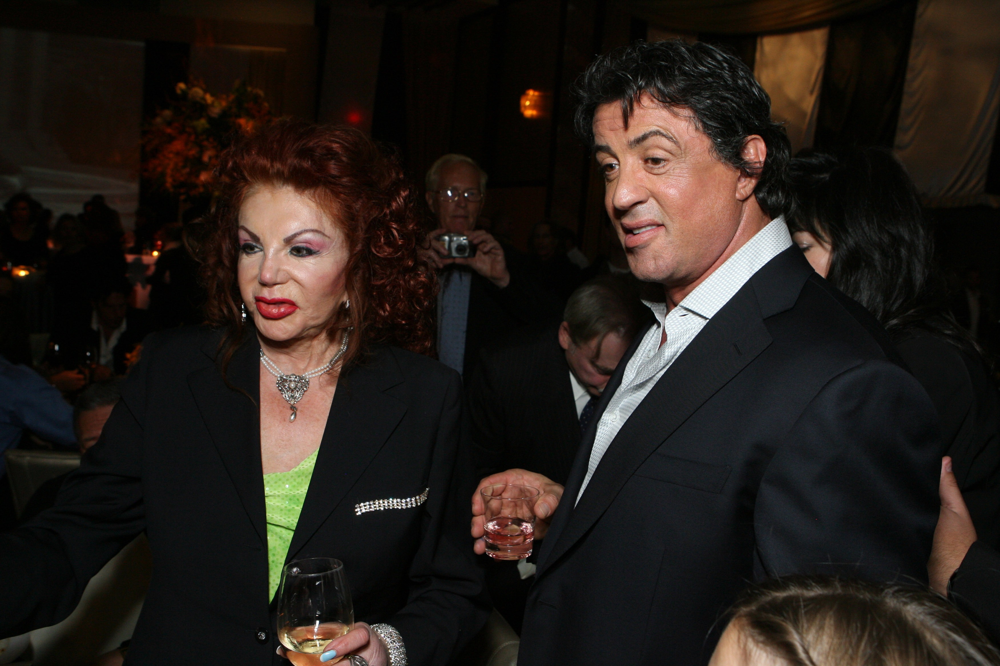 Jackie e Sylvester Stallone (Foto: Getty Images)