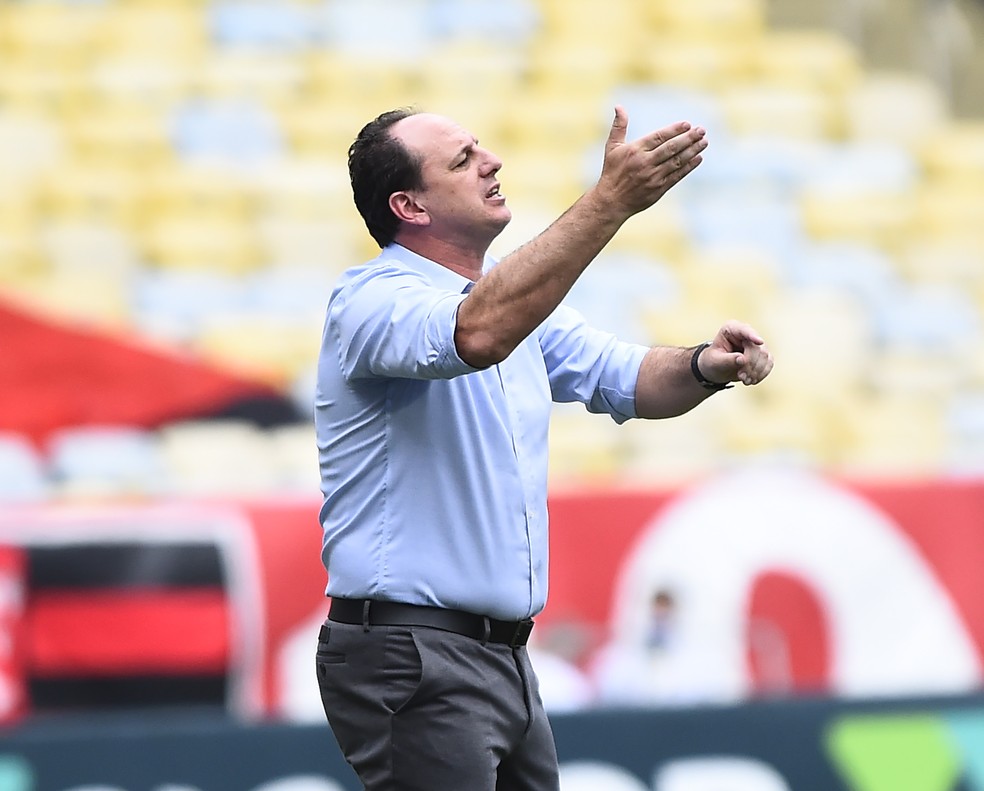 Rogério Ceni em Flamengo x Internacional — Foto: André Durão/ge