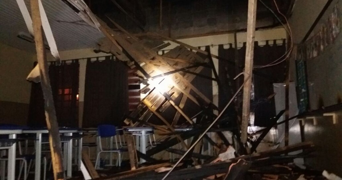 G1 - Incêndio destrói salas de aula em escola na zona rural de ...