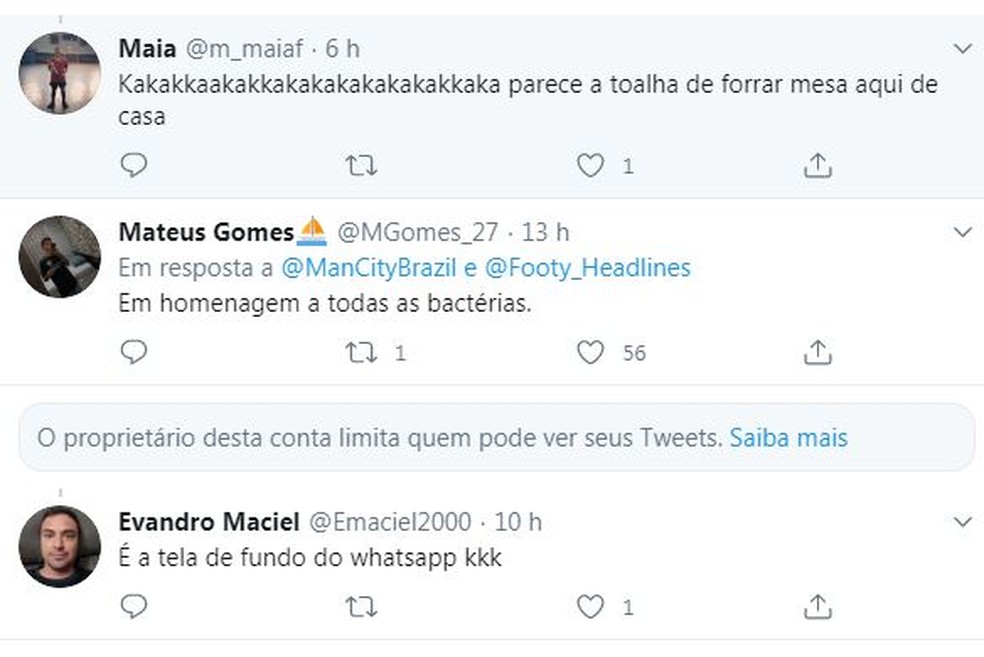 Bacteria Edredom Ameba Toalha De Mesa Nova Terceira Camisa Do Manchester City Tem Design Inusitado Brasil Mundial Fc Ge