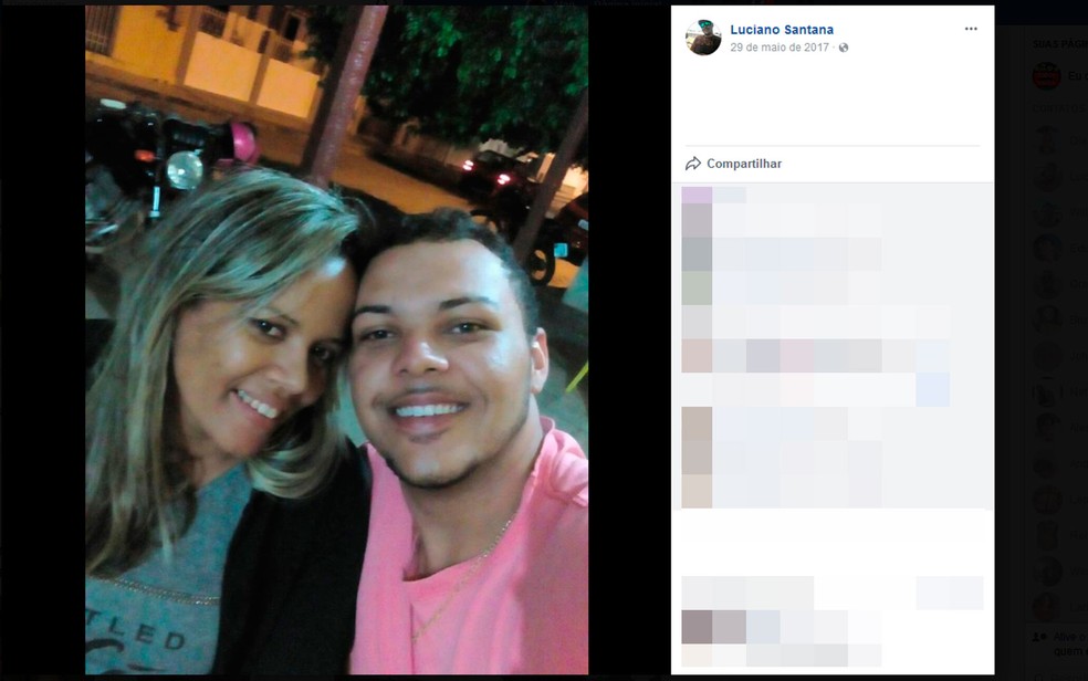 Casal foi morto a tiros na Bahia (Foto: Reprodução/Facebook)