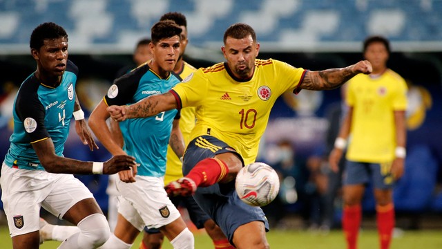 Colômbia 1 x 0 Equador - Copa América rodada 1 - Tempo Real - Globo Esporte