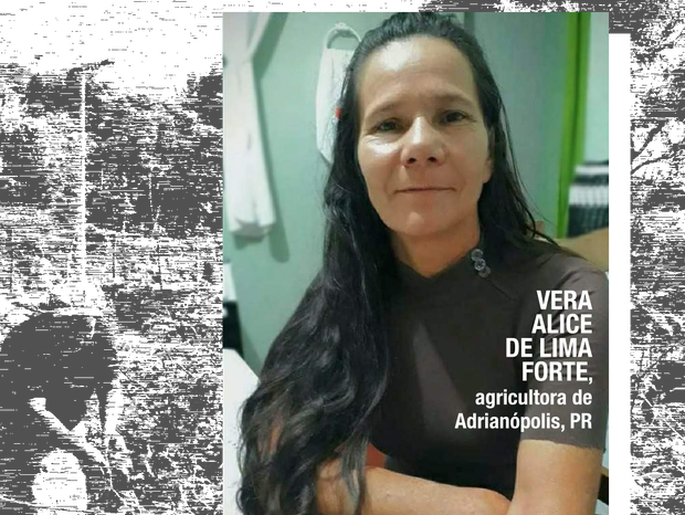 Vera Alice de Lima Forte, agricultora de Adrianópolis, no Paraná (Foto: Silvana Martins)