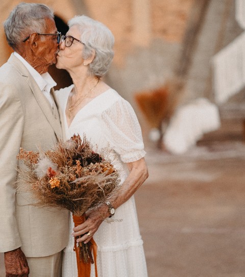 FOTOS: o ensaio romântico para celebrar 60 anos de casamento
