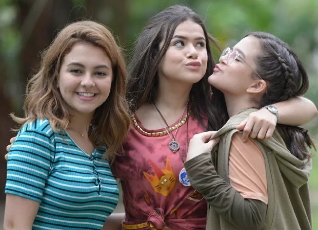Klara Castanho, Maisa Silva e Mel Maia no filme 'Tudo por um Popstar'  (Foto: divulgação )