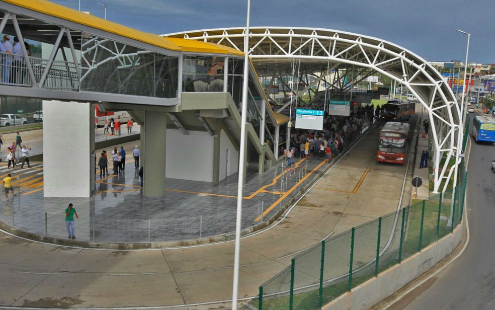 Estação de ônibus do aeroporto de Salvador tem ampliação de atendimento a partir deste sábado (Foto: Carol Garcia/Divulgação)