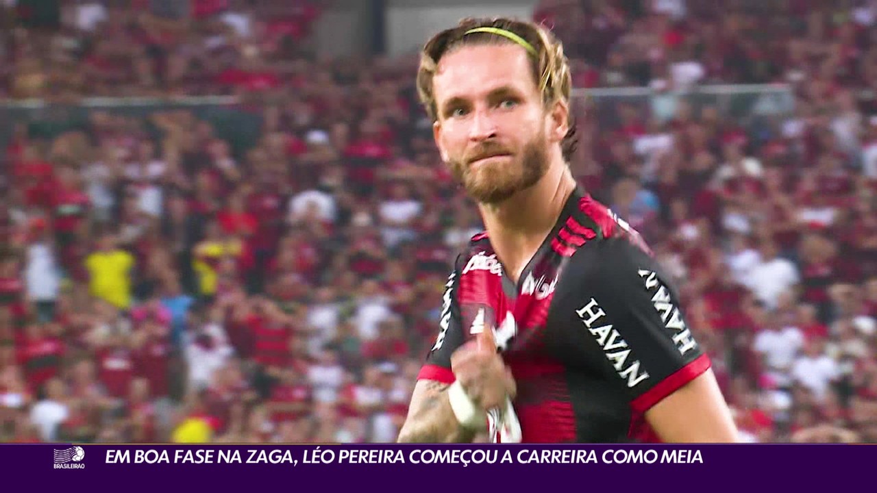 Com história no Flamengo e no Athletico-PR, Léo Pereira começou a carreira como meia