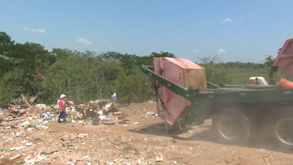 MP dá novo prazo para fechamento de lixão na Transacreana em Rio Branco  — Foto: Reprodução/Rede Amazônica Acre