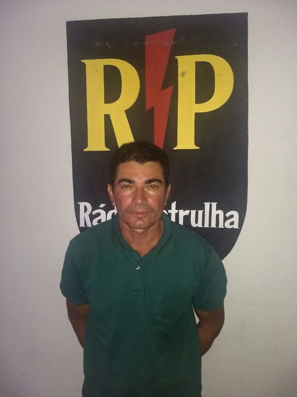 Pedreiro Marcondes Gomes da Silva, suspeito do desaparecimento de Iasmin Lorena, em Natal, foi preso no litoral potiguar â€” Foto: PM/DivulgaÃ§Ã£o