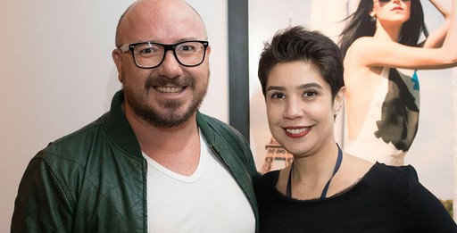 Daniel Camargo, produtor de eventos, e Renata Dias Gomes, consultora de marcas Marie Claire e QUEM (Foto: Marcelo Spatafora)