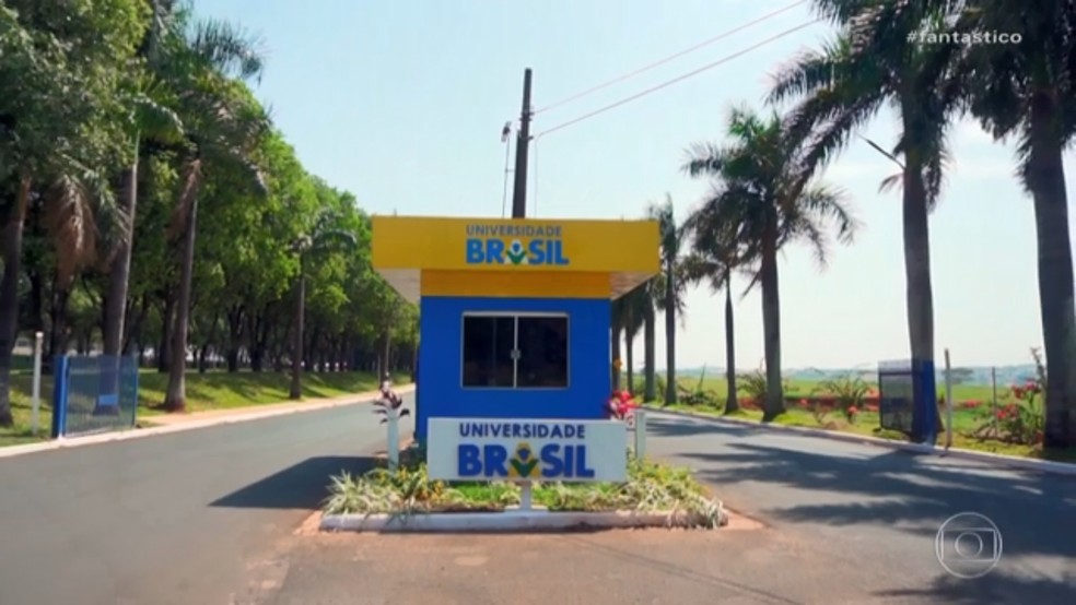 Universidade Brasil, campus de Fernand&oacute;polis, &eacute; investigada pela PF &mdash; Foto: Reprodu&ccedil;&atilde;o/TV Globo