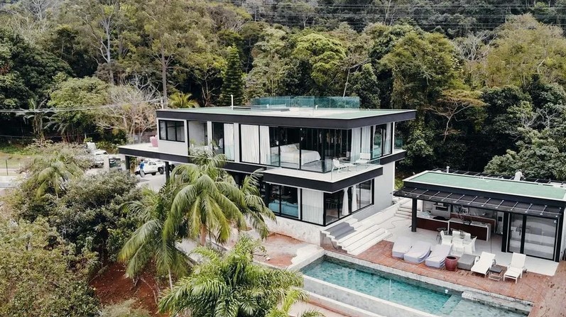 Nova mansão de David Brazil (Foto: Reprodução/Instagram )