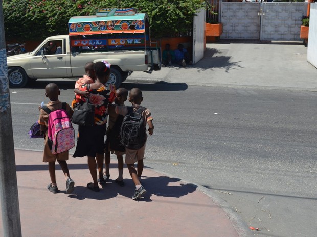 Educação em crise no Haiti faz professores migrarem para Campinas (Foto: Lana Torres / G1)