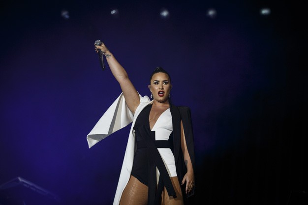 Demi Lovato no Rock in Rio Lisboa (Foto: Divulgação/Agência Zero)