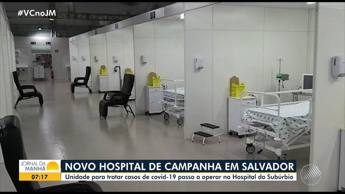 Covid Hospital de campanha com leitos de UTI começa a funcionar nesta quinta no subúrbio