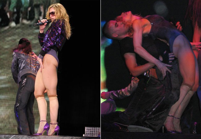 Dançante e divertida no último bloco, Madonna evocou uma verdadeira pista de dança (Foto: Reprodução / Getty Images)
