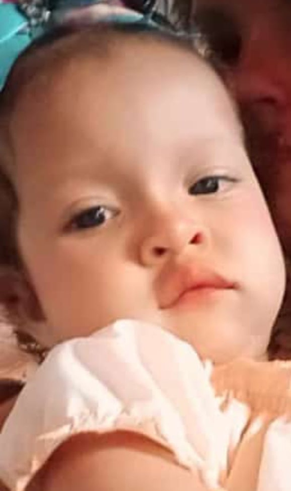 Ana Lamonielly, de 1 ano e 4 meses, morreu engasgada com uma uva no interior do RN — Foto: Cedida