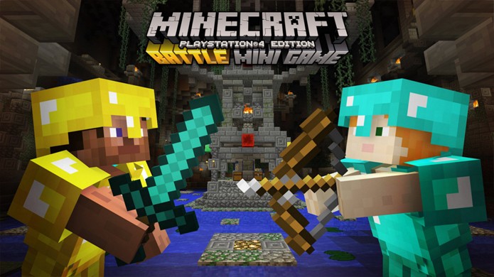 Novo modo Battle de confronto entre jogadores sairá para Minecraft em todos os consoles (Foto: Reprodução/PlayStation Blog)