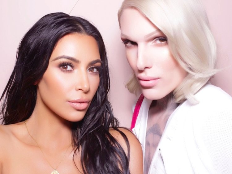 Kim Kardashian e Jeffree Star  (Foto: Instagram)