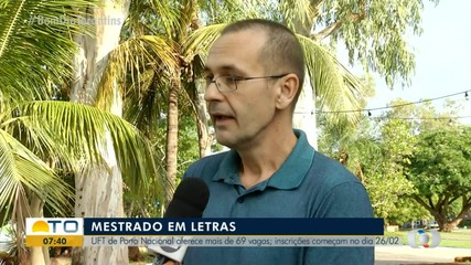 UFT abre vagas para mestrados; saiba como participar
