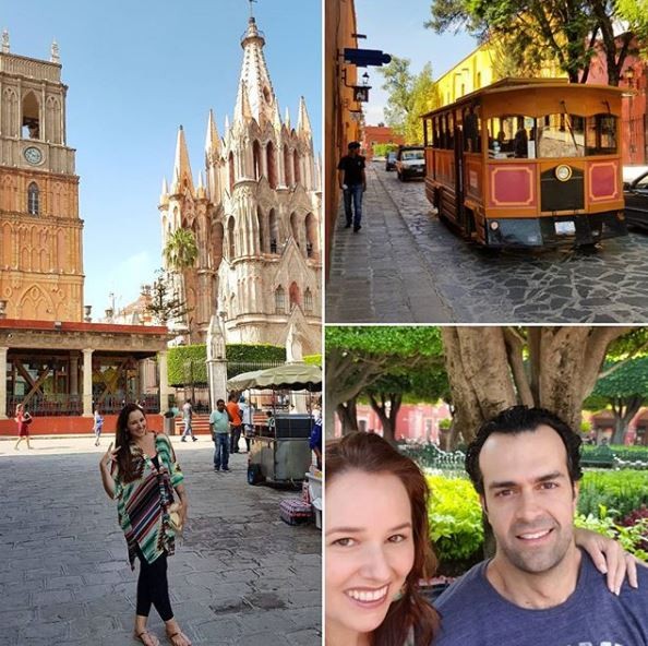 o casal posa na cidade de San Miguel de Allende, no México  (Foto: Reprodução Instagram )