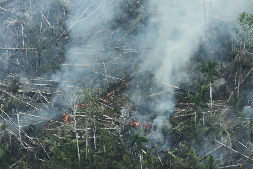 Porto Velho (RO) 17/09/2021 - Desmatamento e queimadas na Floresta Amazônica