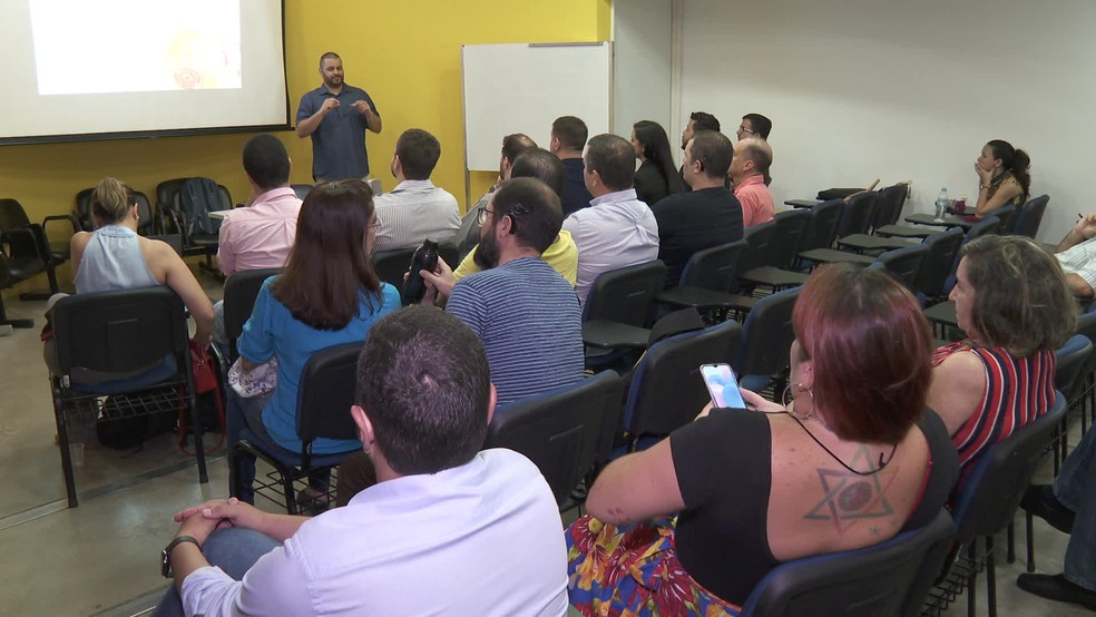 Marcelo Amorim defendeu tese sobre acessibilidade na UFPE — Foto: Reprodução/TV Globo