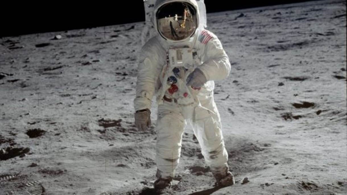 O americano Buzz Aldrin foi um dos austronautas caminhou sobre a Lua (Foto: Nasa)