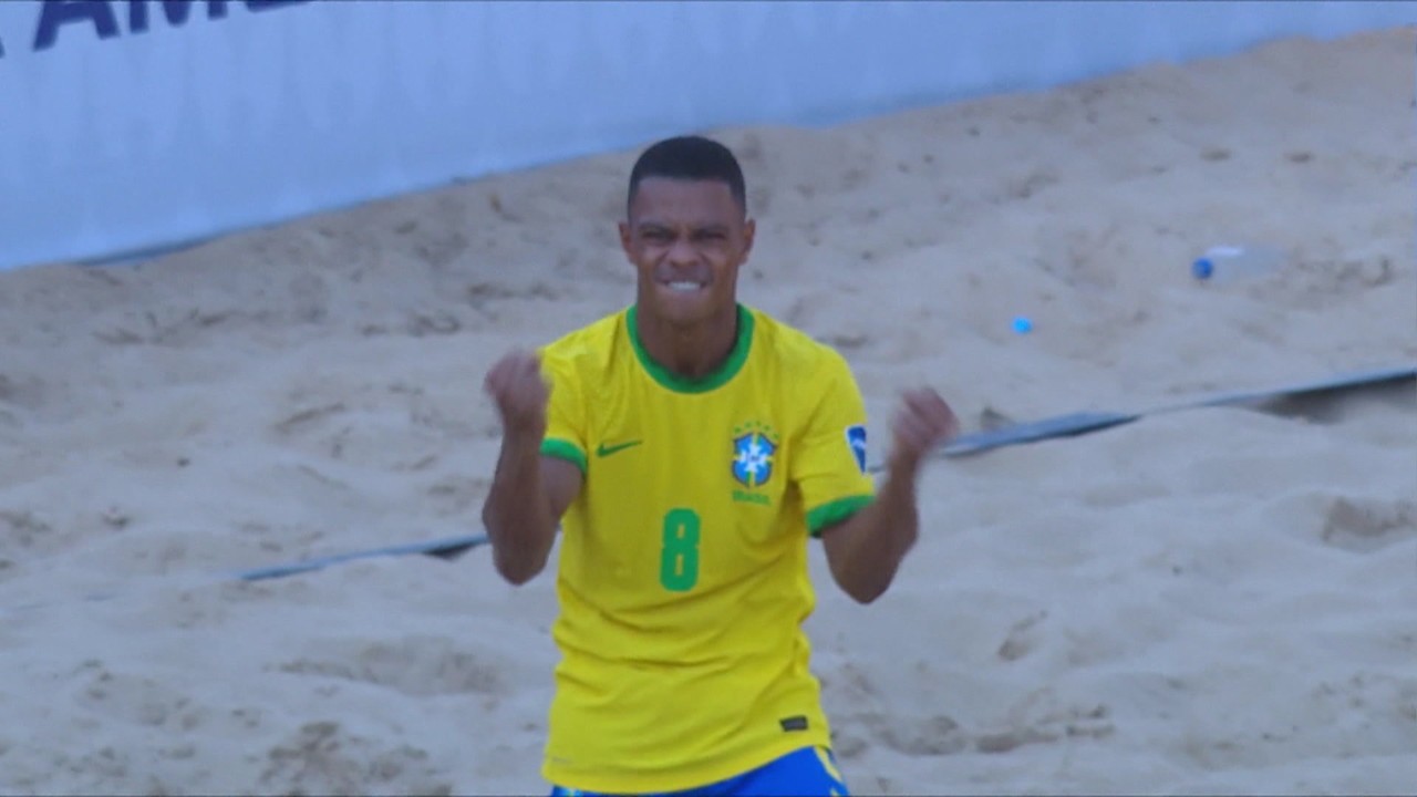 Futebol de areia: Brasil vence o Peru e é líder da Copa América