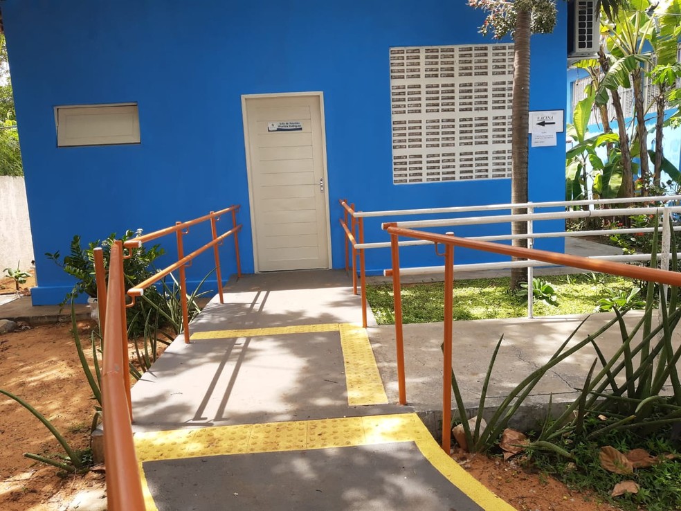 Sala de vacinação da UBS de Candelária ficou fechada nesta sexta (9) — Foto: Lucas Cortez/Inter TV Cabugi