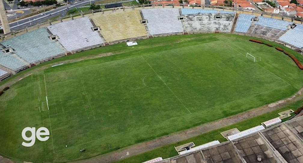 Estádio Albertão, foto dia 26/04 — Foto: Gustavo Cavalcante/Rede Clube