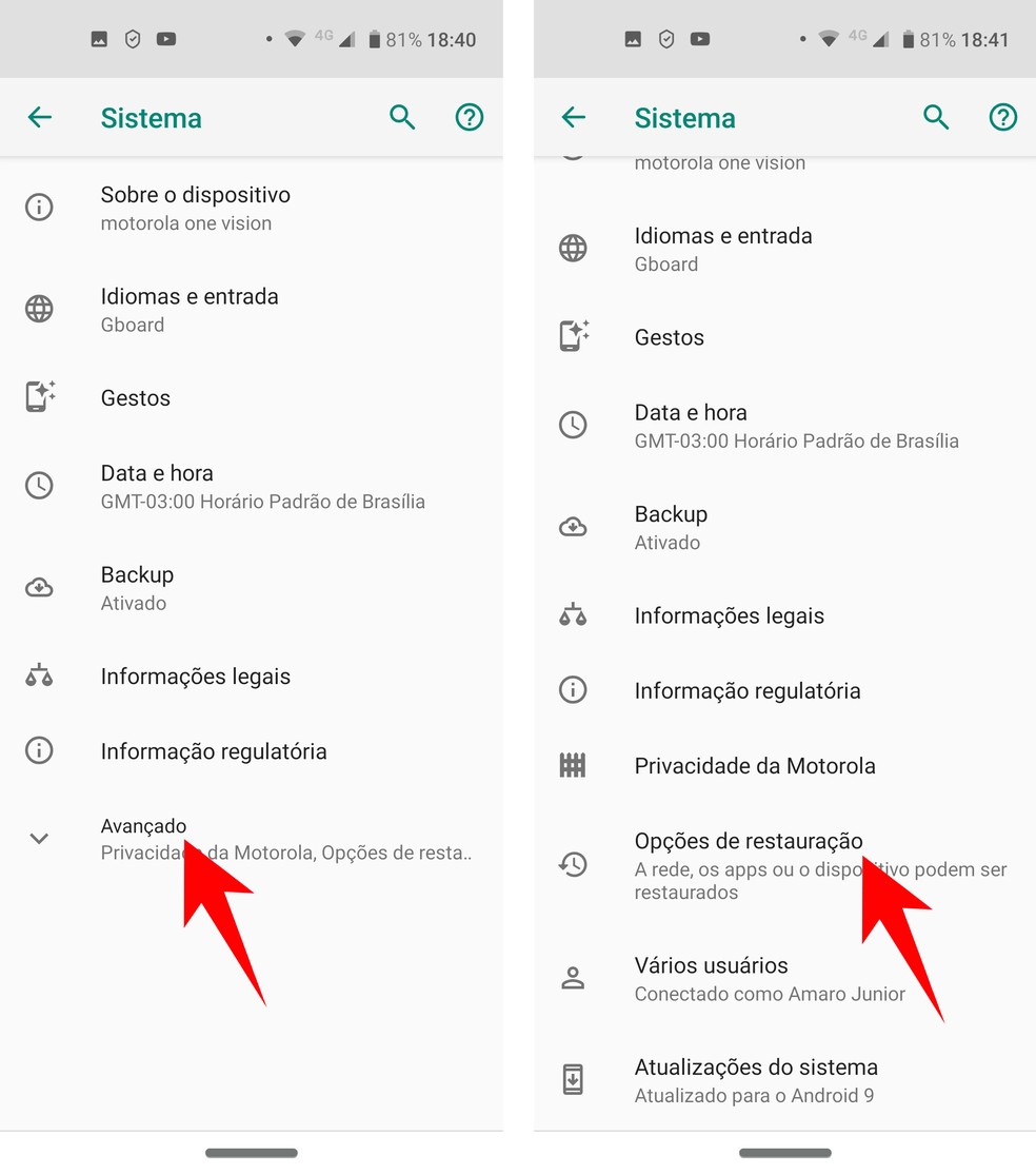 Como Restaurar Motorola One Vision Para Padr o De F brica Celular