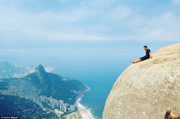 Selfie Pedra da Gávea (Foto: Instagram/ Reprodução)