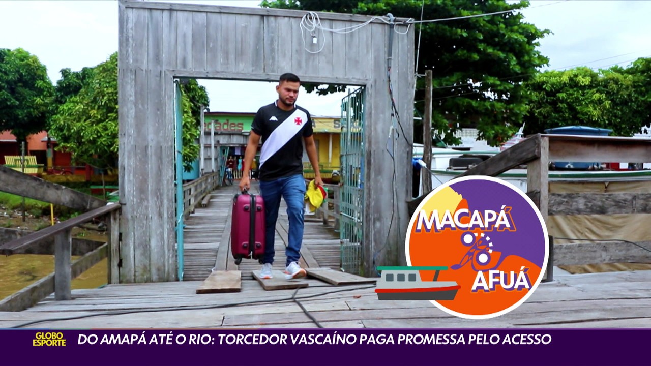 Do Pará até o Rio: torcedor vascaíno paga promessa pelo acesso